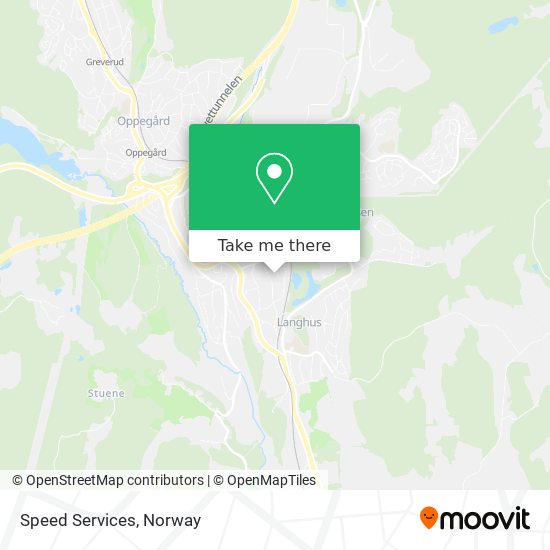 Speed Services map