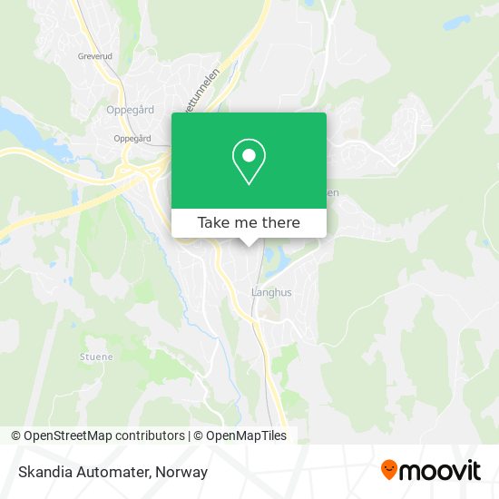 Skandia Automater map