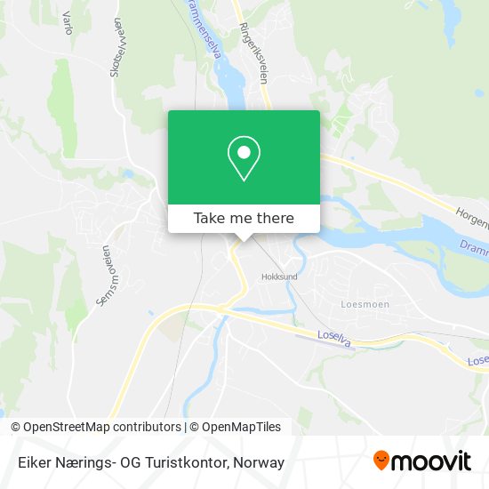 Eiker Nærings- OG Turistkontor map
