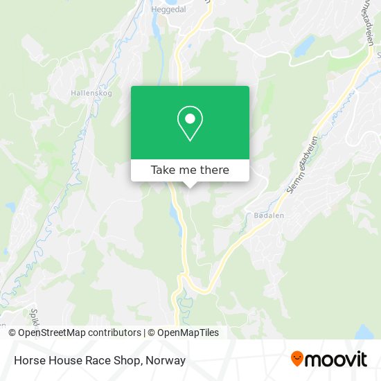 Horse House Race Shop map
