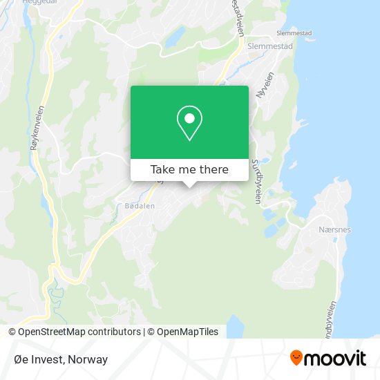 Øe Invest map