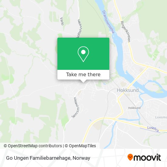 Go Ungen Familiebarnehage map