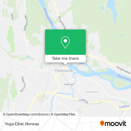 Yoga Eiker map