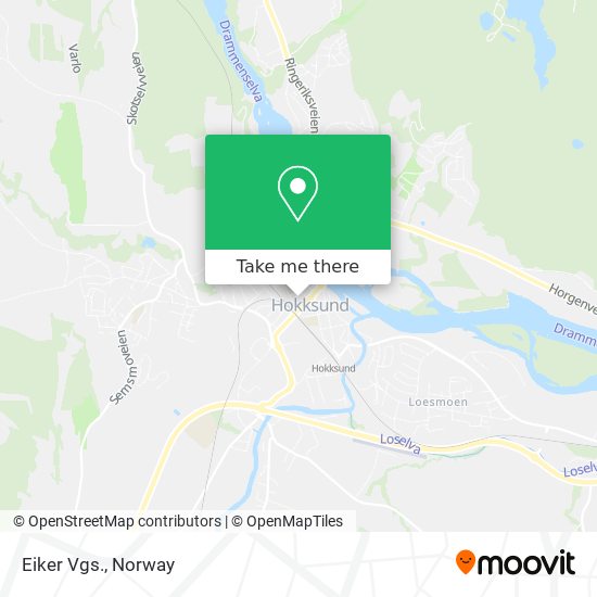 Eiker Vgs. map