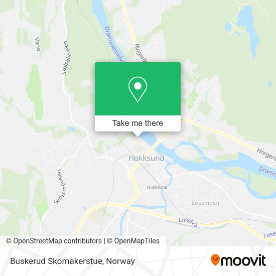 Buskerud Skomakerstue map
