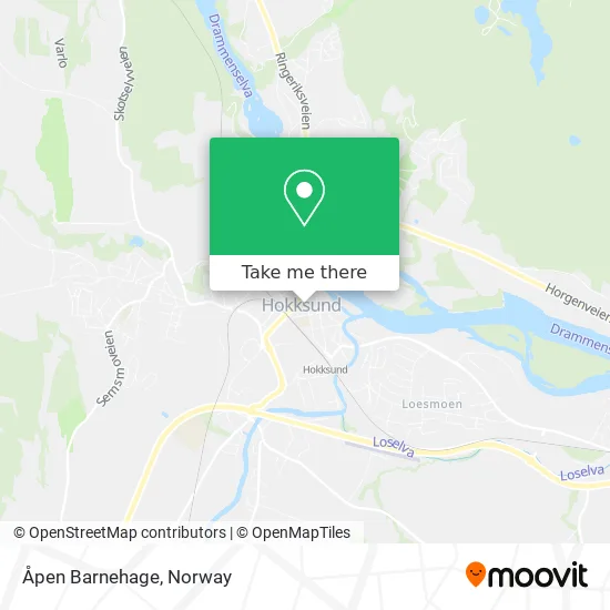 Åpen Barnehage map