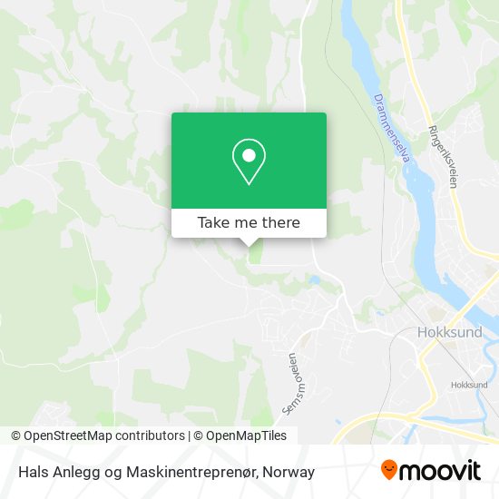 Hals Anlegg og Maskinentreprenør map