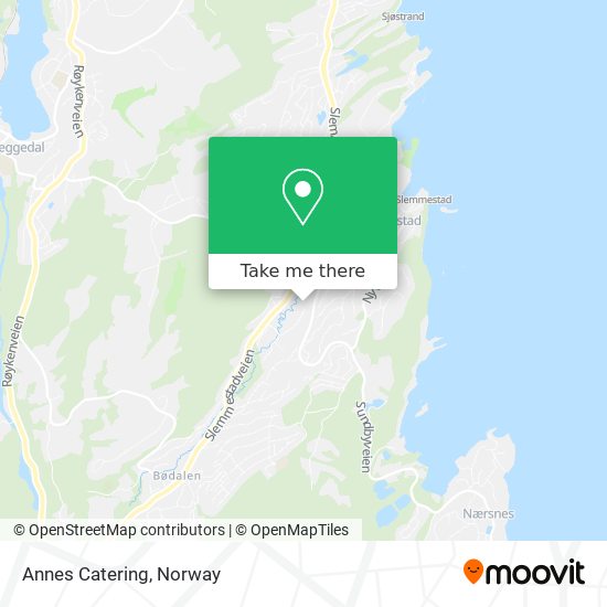 Annes Catering map