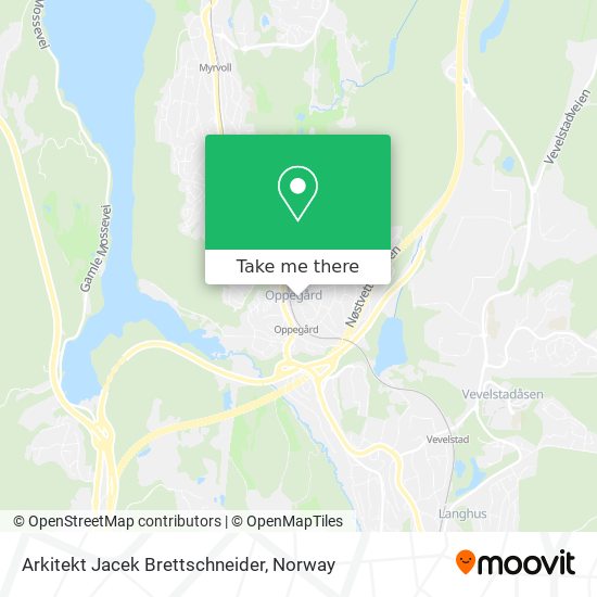 Arkitekt Jacek Brettschneider map