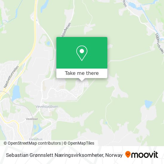Sebastian Grønnslett Næringsvirksomheter map