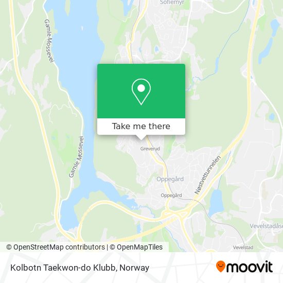 Kolbotn Taekwon-do Klubb map