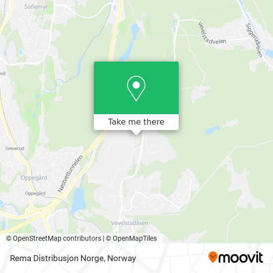Rema Distribusjon Norge map