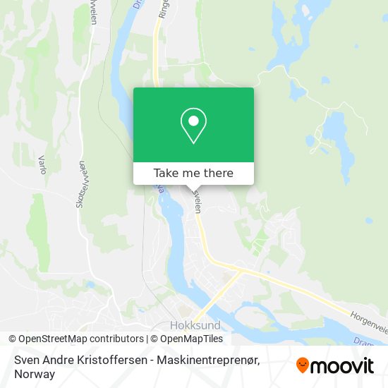 Sven Andre Kristoffersen - Maskinentreprenør map