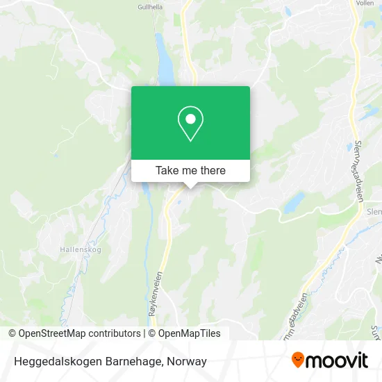 Heggedalskogen Barnehage map