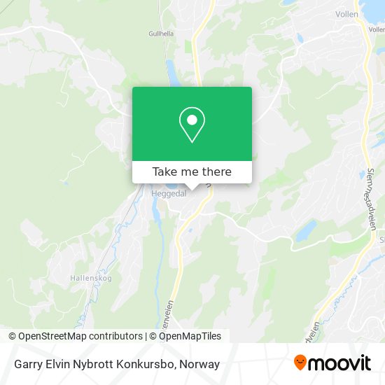 Garry Elvin Nybrott Konkursbo map