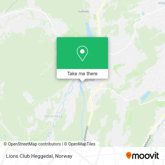 Lions Club Heggedal map