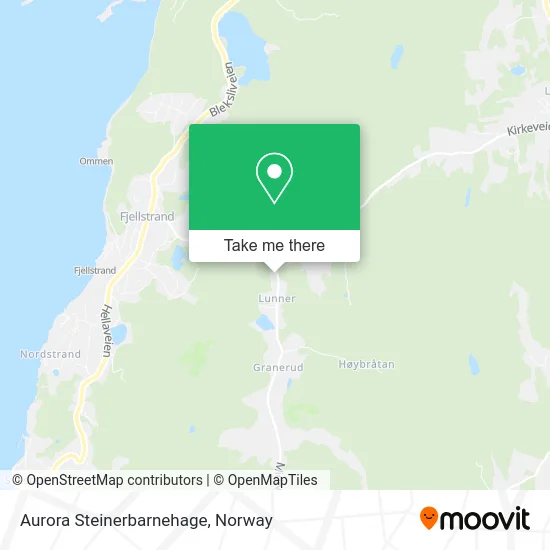 Aurora Steinerbarnehage map