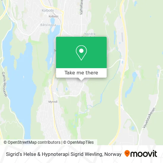 Sigrid's Helse & Hypnoterapi Sigrid Wevling map