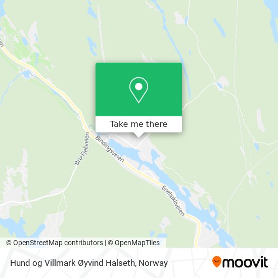 Hund og Villmark Øyvind Halseth map