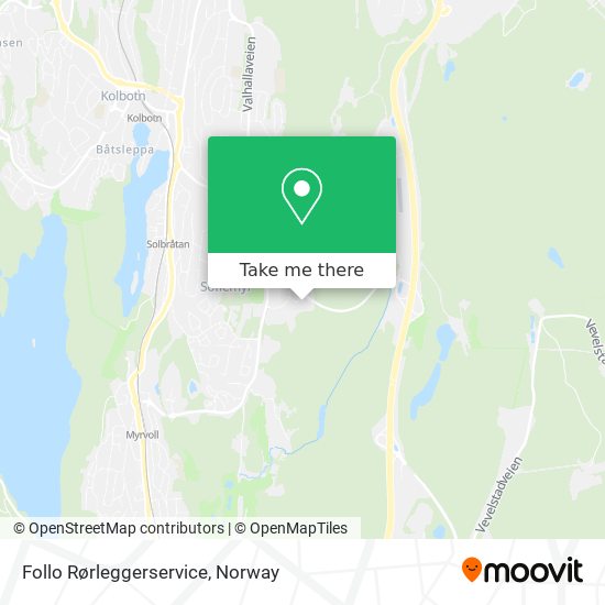Follo Rørleggerservice map