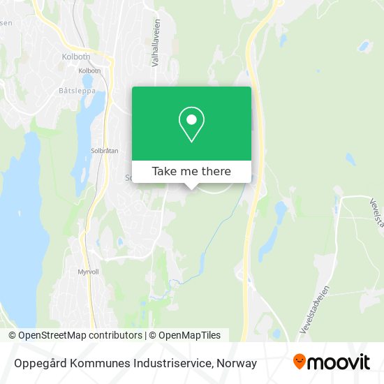 Oppegård Kommunes Industriservice map