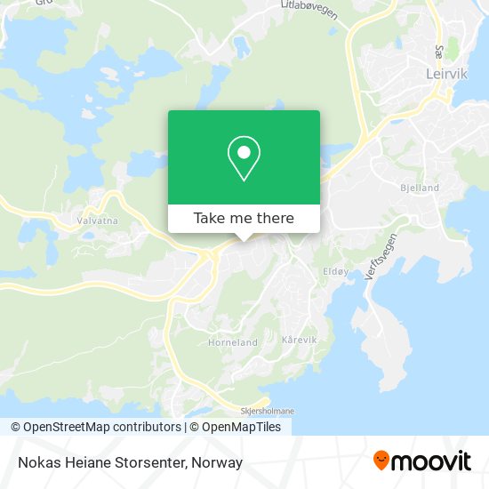 Nokas Heiane Storsenter map