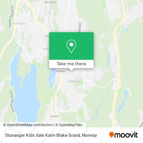 Stavanger Kids Sale Karin Blake Granå map