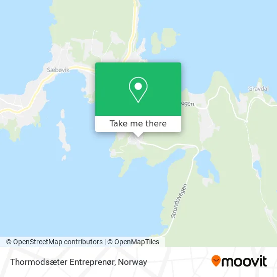 Thormodsæter Entreprenør map