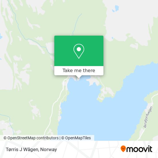 Tørris J Wågen map