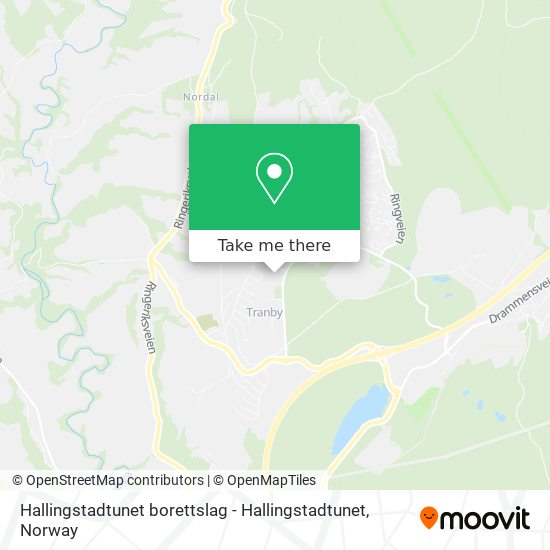 Hallingstadtunet borettslag - Hallingstadtunet map
