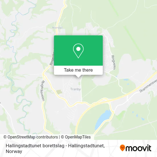Hallingstadtunet borettslag - Hallingstadtunet map