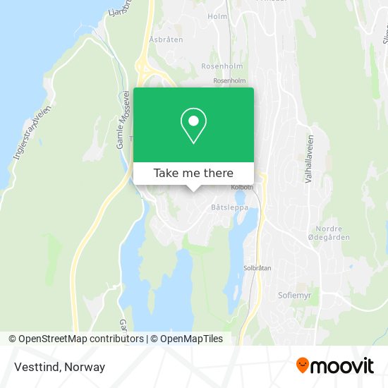 Vesttind map