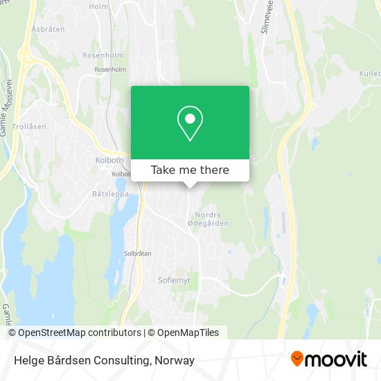 Helge Bårdsen Consulting map