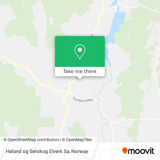 Høland og Setskog Elverk Sa map