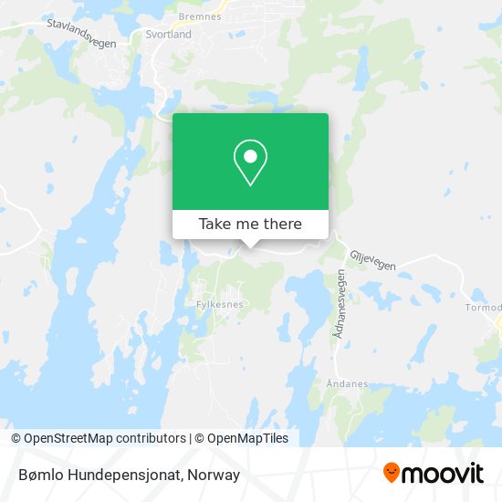 Bømlo Hundepensjonat map