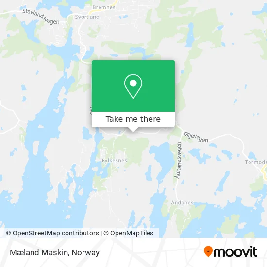 Mæland Maskin map