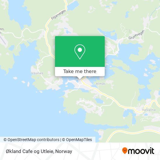 Økland Cafe og Utleie map