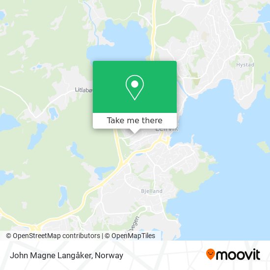 John Magne Langåker map