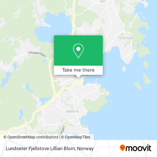 Lundseter Fjellstove Lillian Blom map