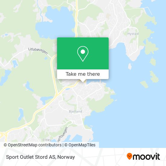 Sport Outlet Stord AS map