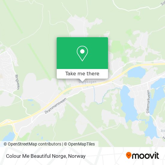 Colour Me Beautiful Norge map
