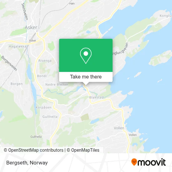 Bergseth map