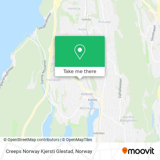 Creeps Norway Kjersti Glestad map