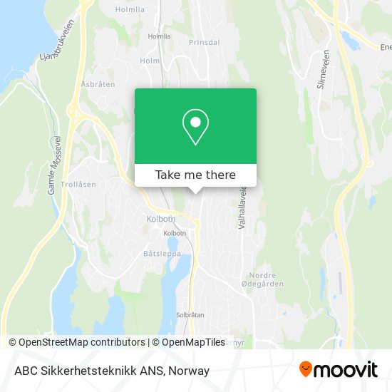 ABC Sikkerhetsteknikk ANS map
