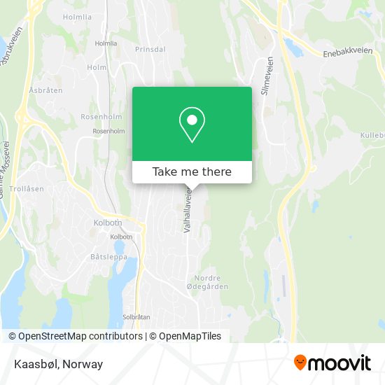 Kaasbøl map