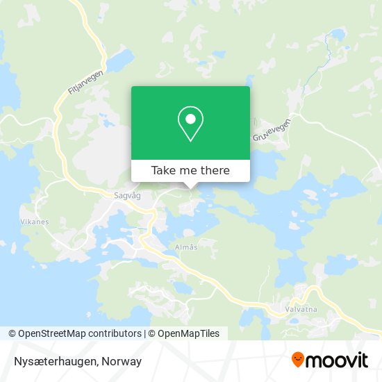 Nysæterhaugen map