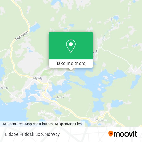 Litlabø Fritidsklubb map