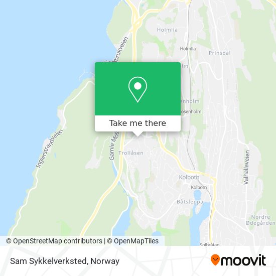 Sam Sykkelverksted map