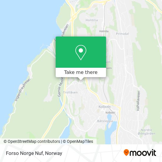 Forso Norge Nuf map