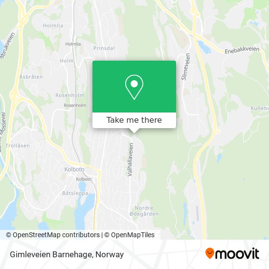 Gimleveien Barnehage map